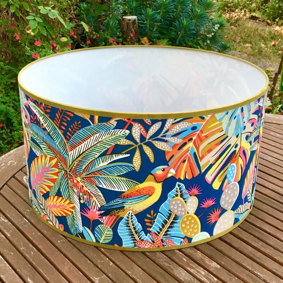 Abat-jour tissu "Brazil"