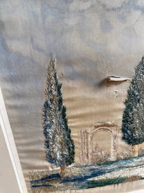 embroidery and painting on silk, view 4