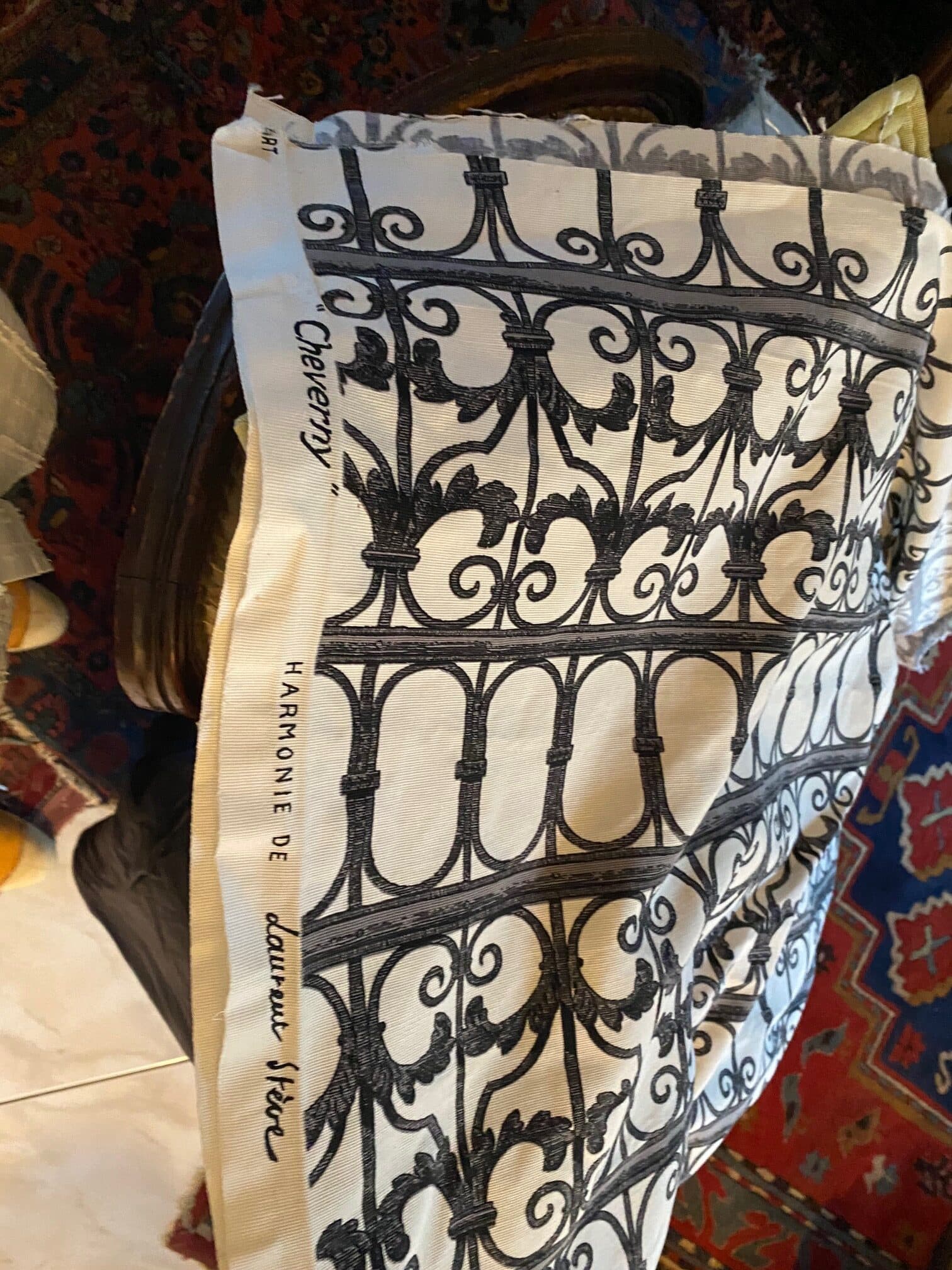 ‘Cheverny’ fabric by Boussac, view 3