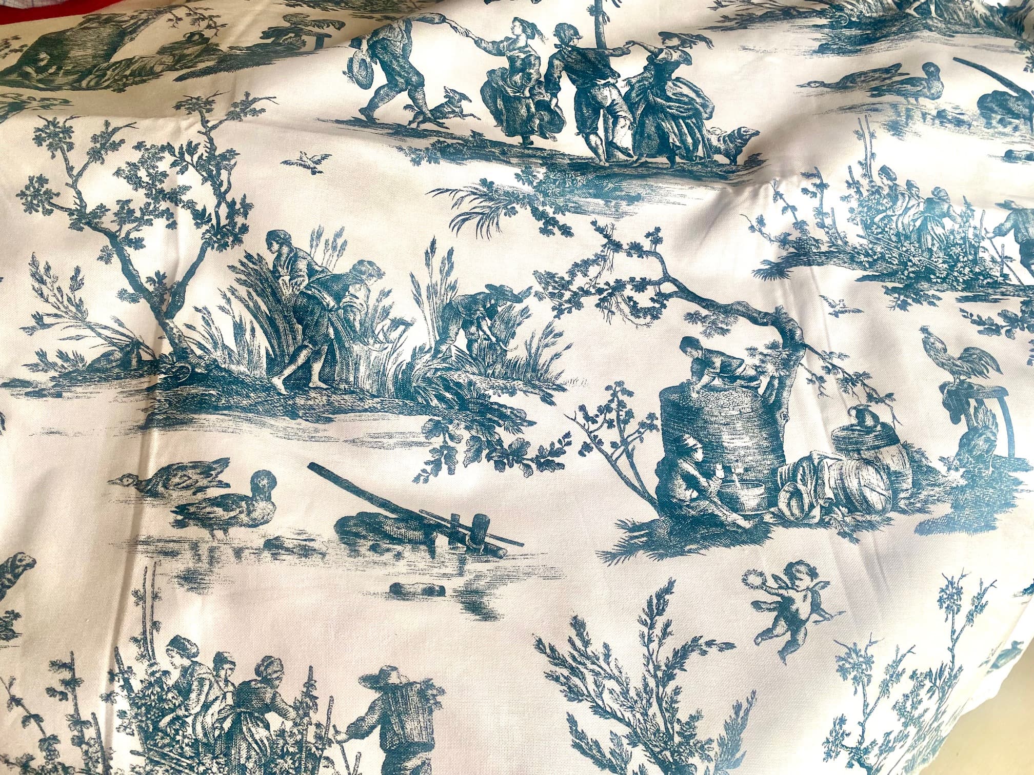 Toile de Jouy fabric ‘Les 4 Saisons’ by Stof, view 2
