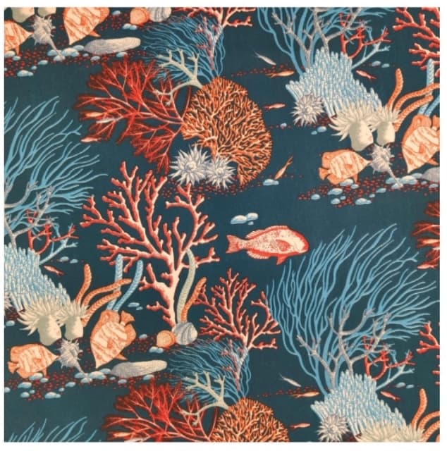 Tissu "le monde du silence"
