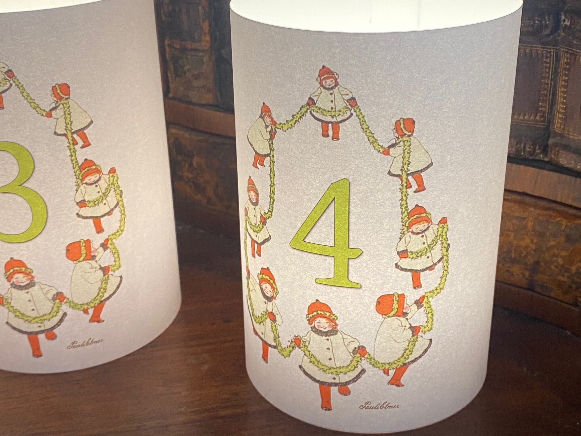 Advent candle holders, view 3