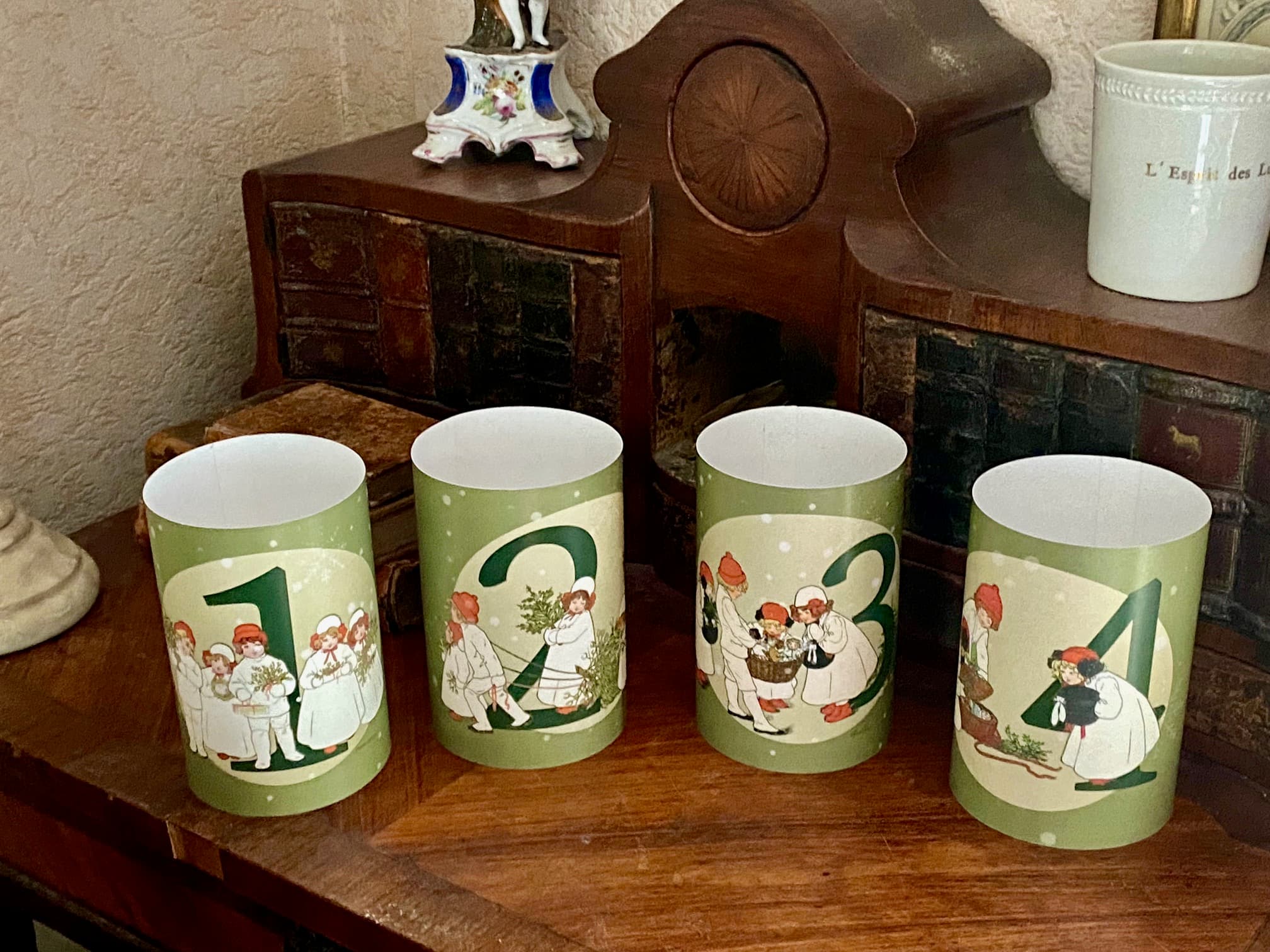 Advent candle holders, view 5