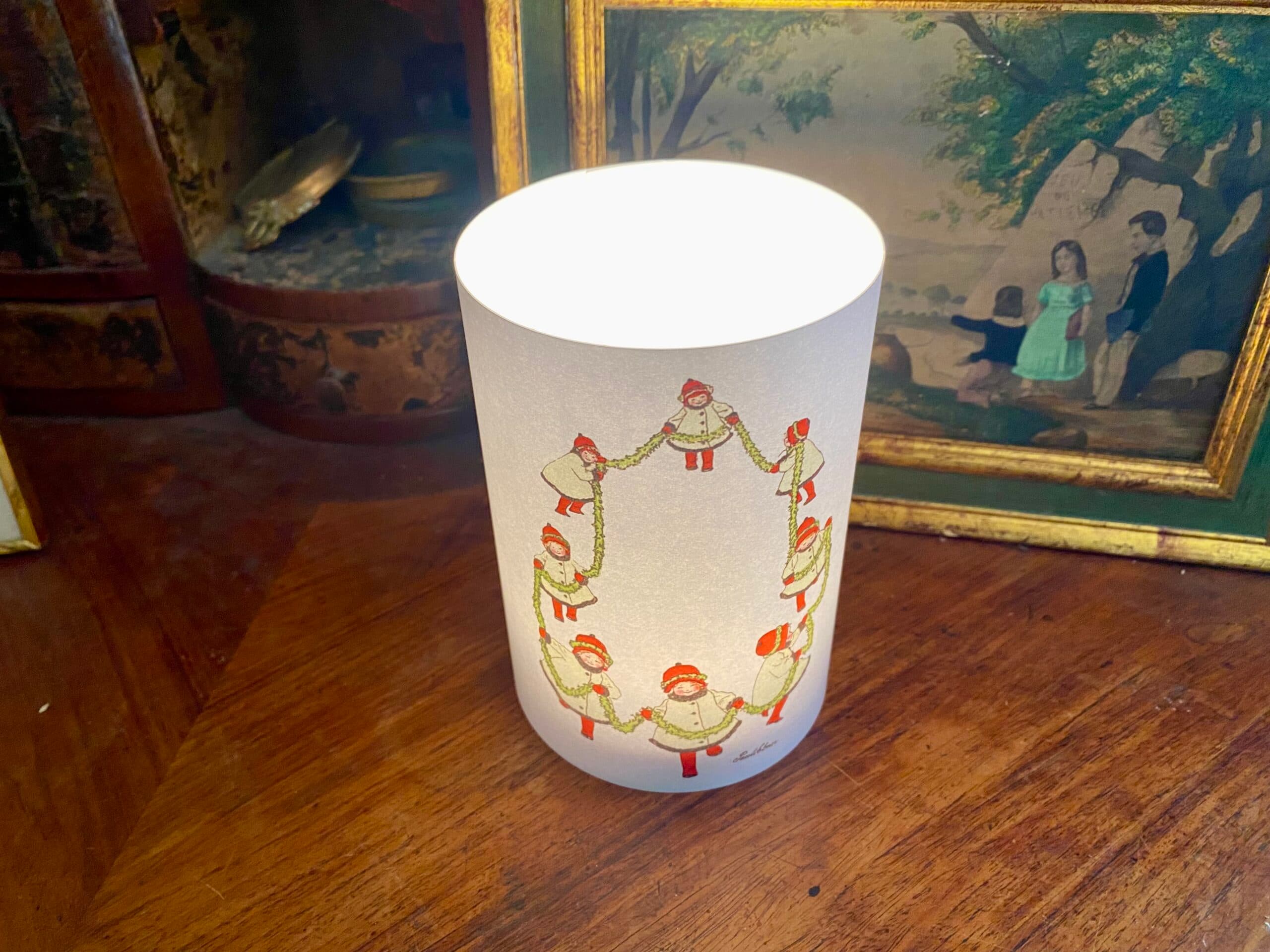 Christmas-themed candle holders, view 4