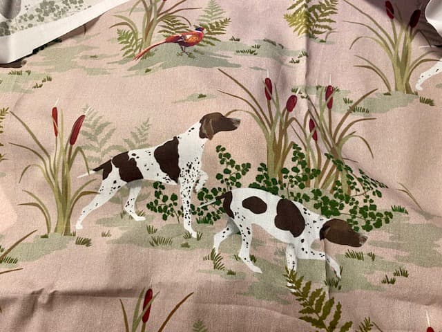 Tissu chiens de chasse
