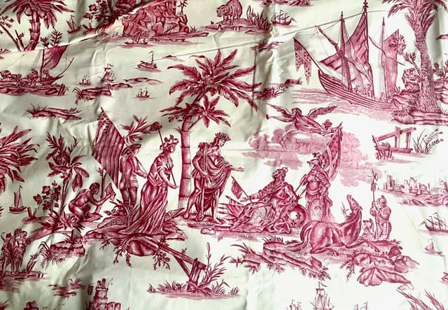 Toile de Jouy ‘America paying tribute to France’, view 2