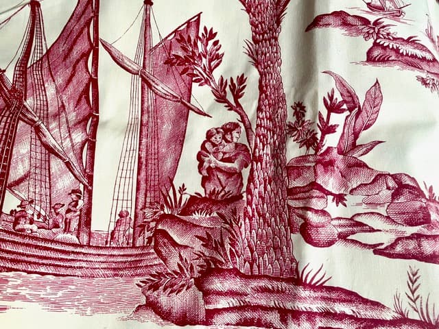 Toile de Jouy ‘America paying tribute to France’, view 3
