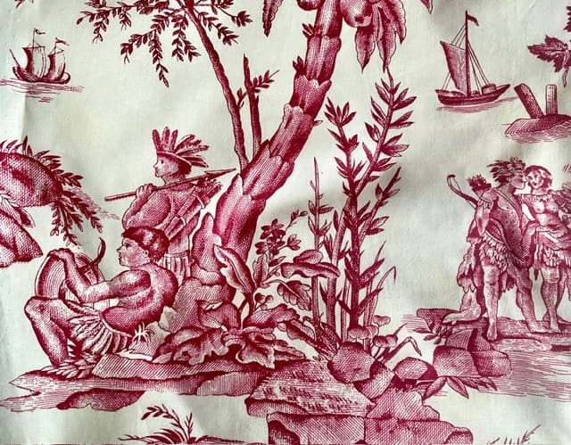 Toile de Jouy ‘America paying tribute to France’, view 5