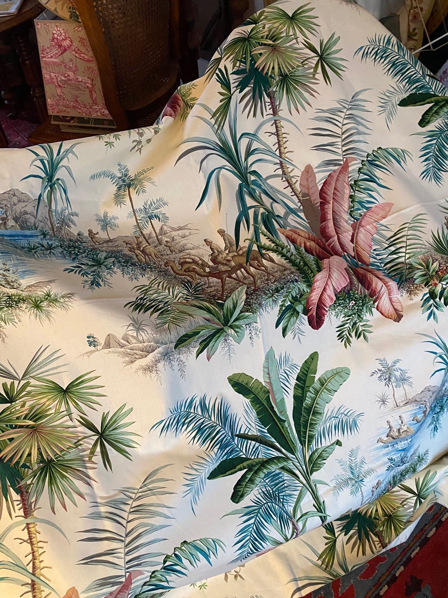 ‘Alexandrie’ fabric by Pierre Frey, fabric remnant, view 2
