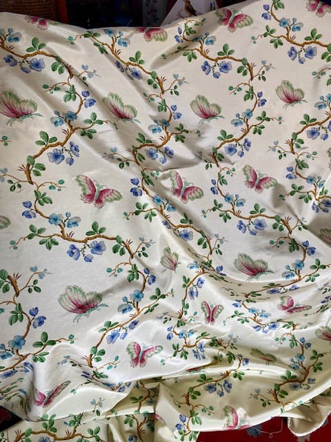 ‘Comoglio papillons’ fabric by Pierre Frey, view 2