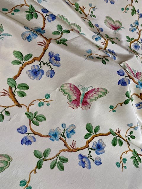 ‘Comoglio papillons’ fabric by Pierre Frey, view 4