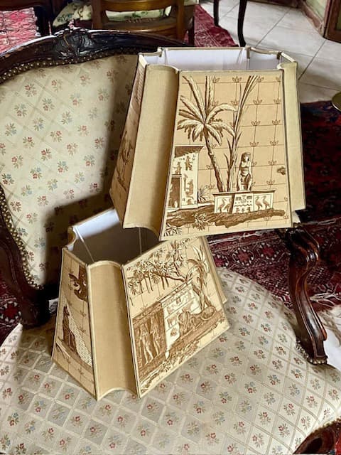 ‘Monuments d’Egypte’ fabric by Braquenié, view 5