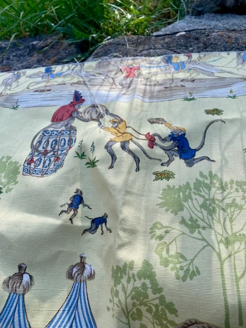 ‘Monkey Mayhem’ fabric by Brunshwig & Fils, view 4