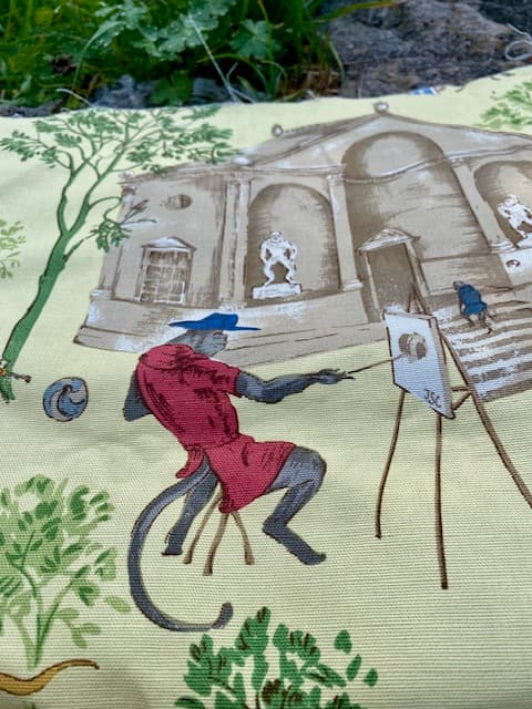 ‘Monkey Mayhem’ fabric by Brunshwig & Fils, view 5