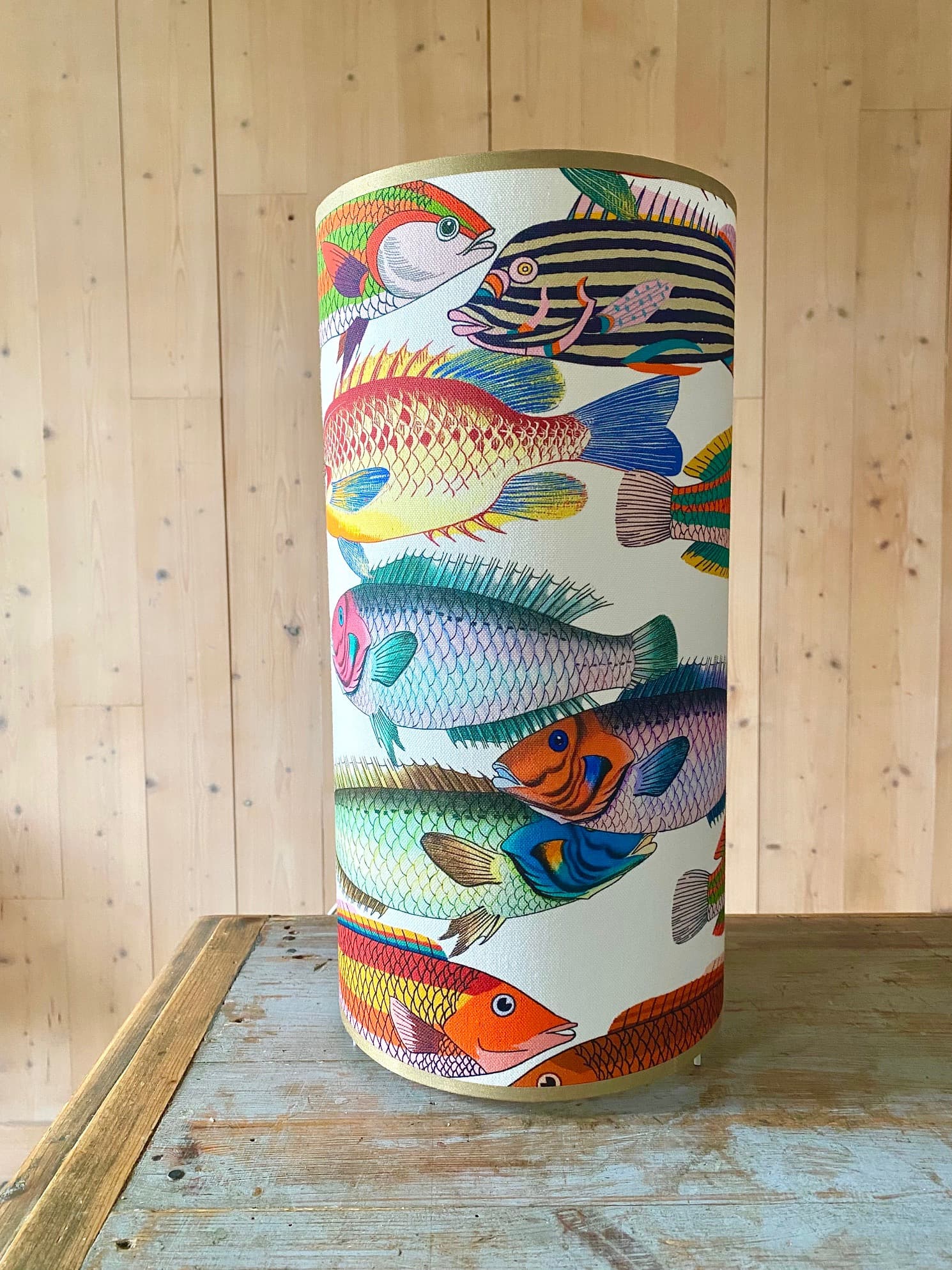 Multicoloured fish fabric – Tahiti, view 5