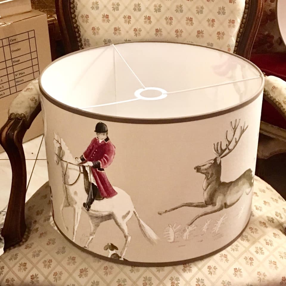 Tissu Chasse à courre (grands motifs) vue 3