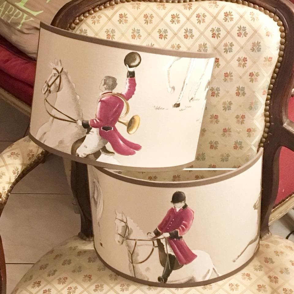 Applique demi-lune chasse à courre vue 2