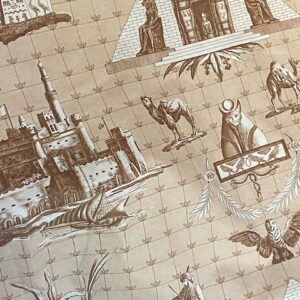 Tissu "Monuments d'Egypte" Braquenié