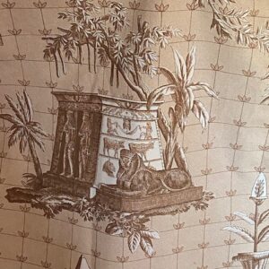 Tissu "Monuments d'Egypte" Braquenié – Image 3