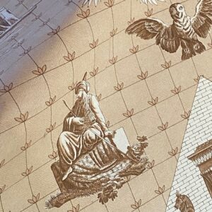 Tissu "Monuments d'Egypte" Braquenié – Image 4