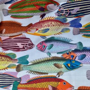 Tissu poissons multicolores -Tahiti – Image 4